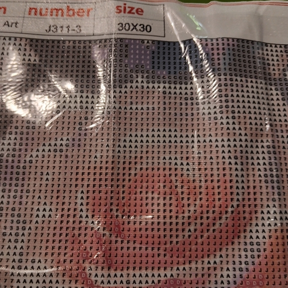 Pink Rose Diamond Art Kit 30x30 - Picture 3 of 4